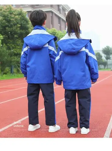 小学生校服幼儿园园服班服秋冬冲锋衣保暖防寒三件套2020新款定制