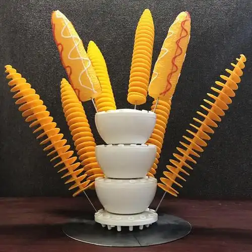 晨臻 黄金薯塔串土豆串旋风马铃薯串网红小吃10根部分地区满三 950g