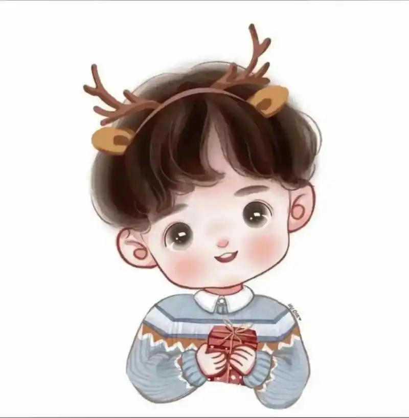 "可爱卡通情侣头像 "无水印情侣头像 - 抖音