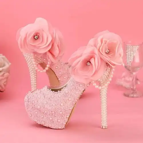 十二星座粉色最美高跟鞋 十二星座的高跟鞋  9