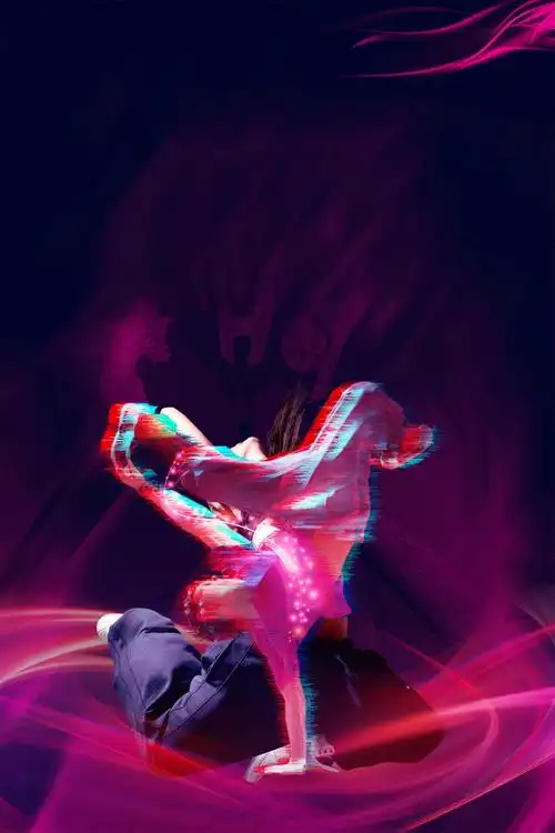 炫酷街舞比赛招生背景免抠素材免费下载_觅元素51yuansu.com