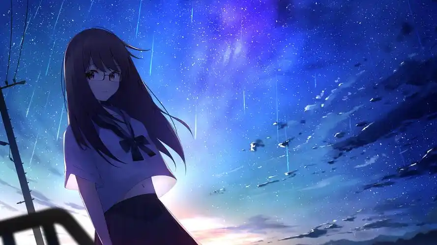 集美可爱动漫少女高清桌面壁纸