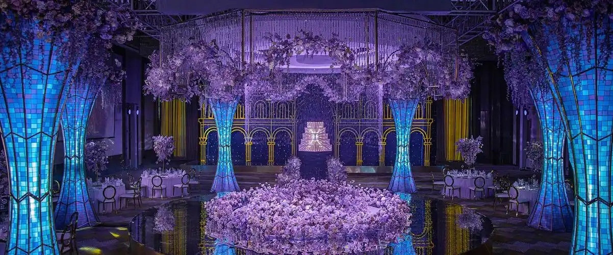 天津康莱德酒店举办花漾主题婚礼展呈现梦幻婚礼殿堂