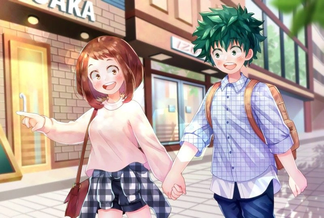 我的英雄学院:小英雄约会图不慎流出,各组cp实力抢镜!