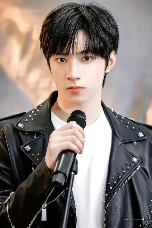 刘耀文百忧戒皮衣舞台造型##刘耀文百忧戒舞台生图