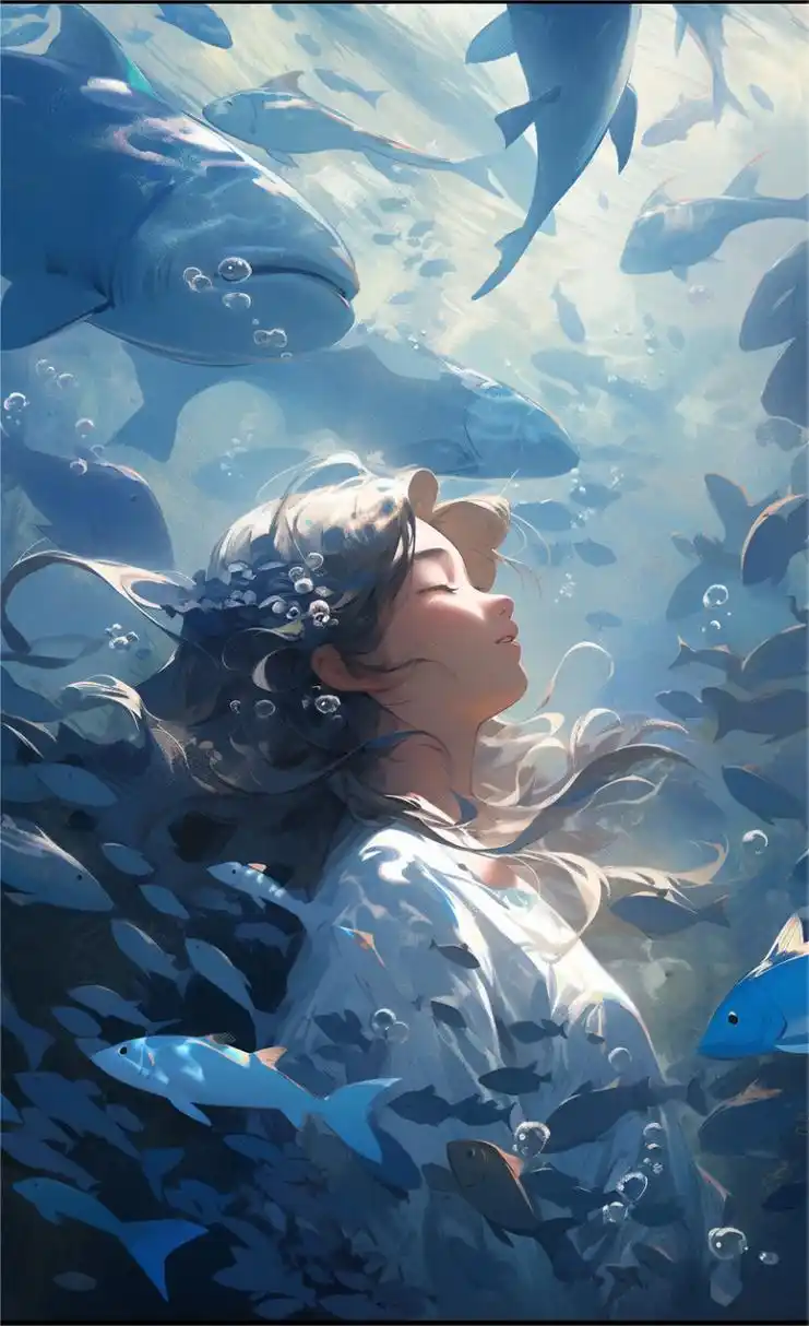 深海 #手机壁纸# #美女# #二次元#  #二次元美图