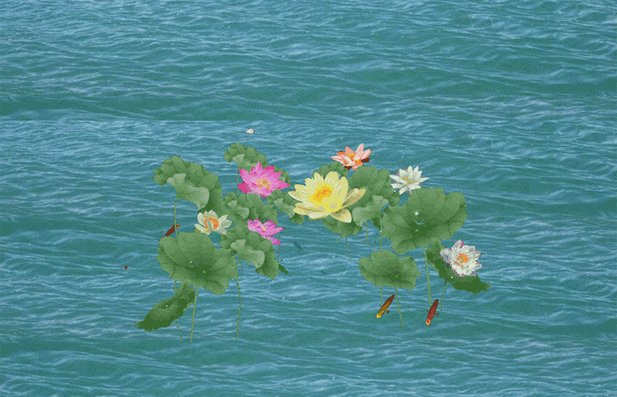 映日荷花别样红