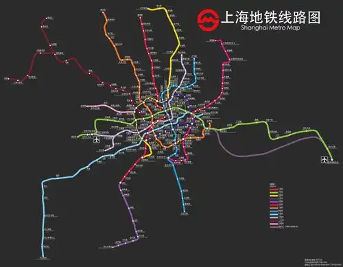 2013年上海地铁线路图
