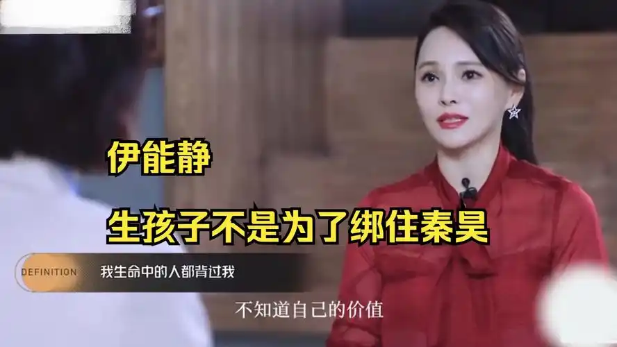 易立竞采访伊能静:生孩子不是为了绑住秦昊