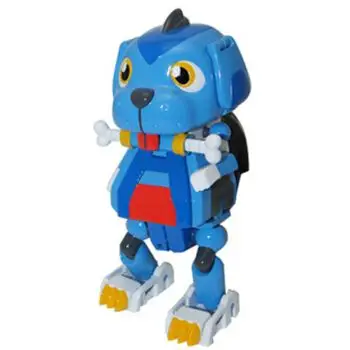 灵动创想 快乐酷宝儿童玩具 全套蛙王酷宝变形智力玩具益智玩具 战狼