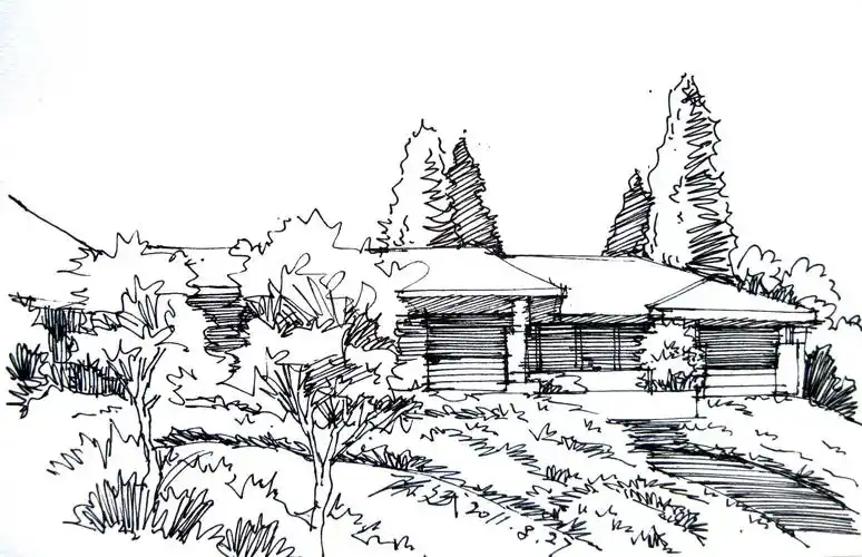 景观手绘线稿