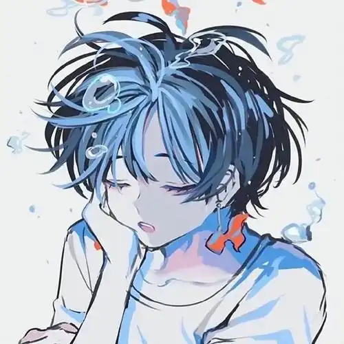 蓝色系头像becauseloveyoueveryday