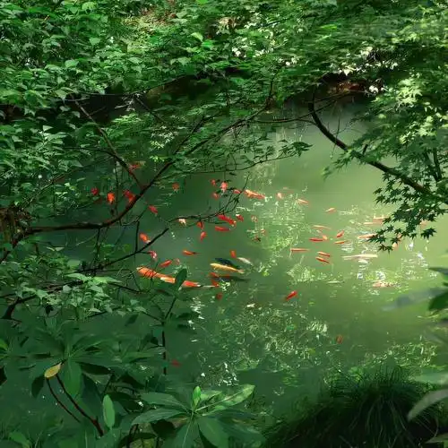 绿色系背景图太爱啦