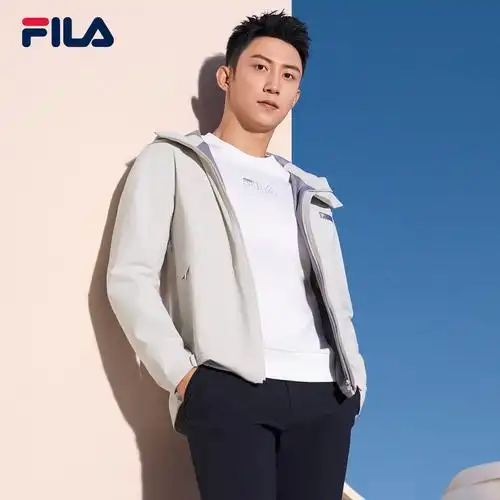 套头fila斐乐官方黄景瑜同款男子卫衣2021秋季运动卫衣