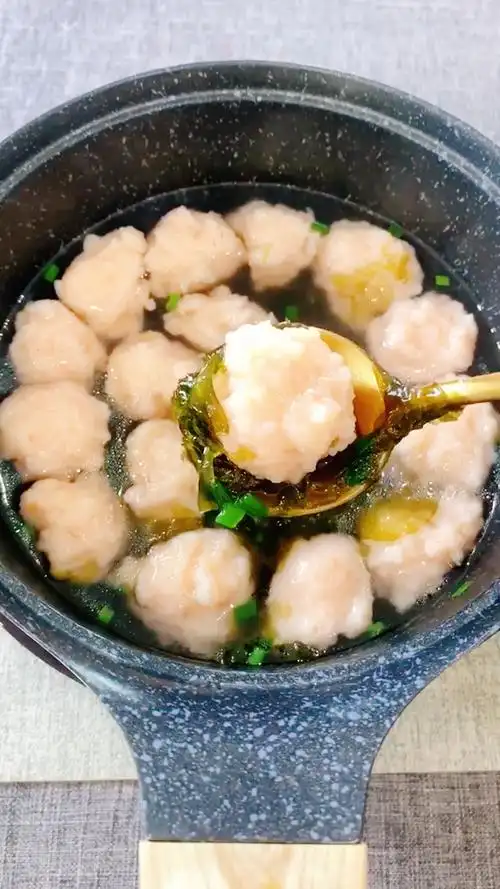 q弹好吃的虾仁丸子你必须要学会!因为真的超级简单