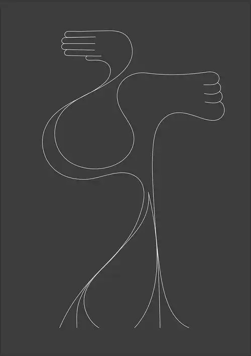神奇的线条!jonathan calugi抽象线条插画作品(2) - 设计之家