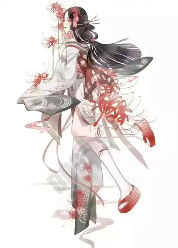 动漫精美壁纸图享主题彼岸花少女