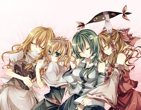 求动漫的四姐妹图片,不要分开的,一张图片四个女孩,o(∩_∩)o谢谢._百