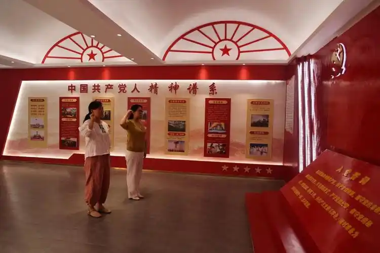 岐山县文化馆走进周公庙党史教育廉政教育基地开展传承红色基因61