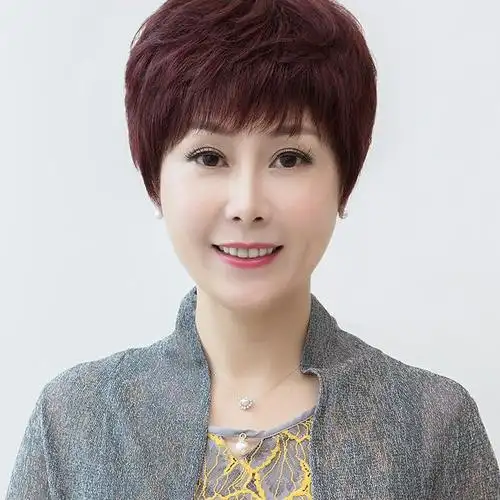 假发女短发中老年短发蓬松自然圆脸女款短卷发玉米烫女士假发套