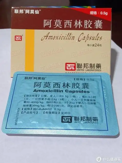 肿的,牙疼抽的脑袋痛,耳鸣不停歇,所以我就常备这款联邦制药的阿莫仙