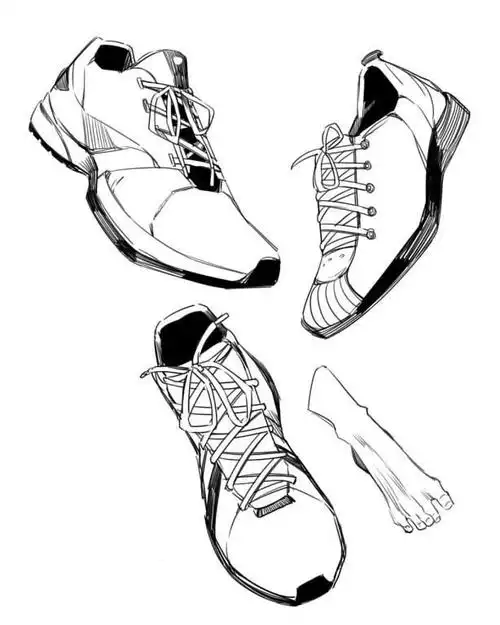 绘画参考#鞋子参考