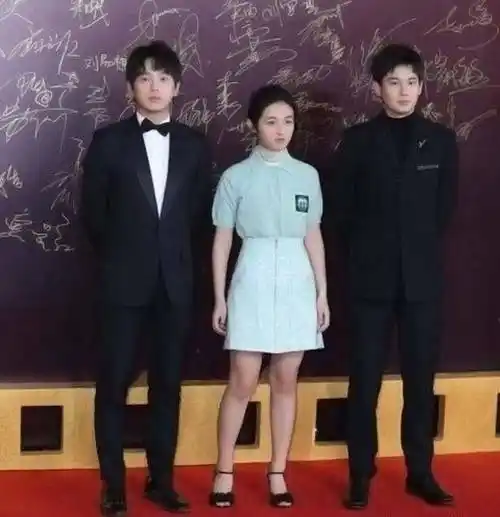 三人齐走红毯胡先煦护着张子枫张子枫表情微妙看着彭昱畅