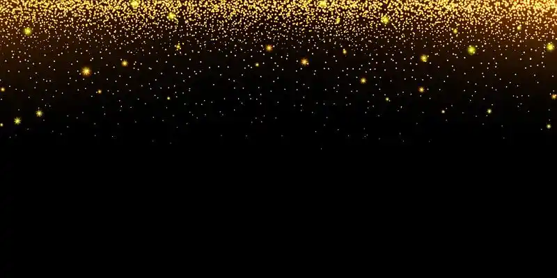 黑色大气金色背景纹理质感金色光点展板背景