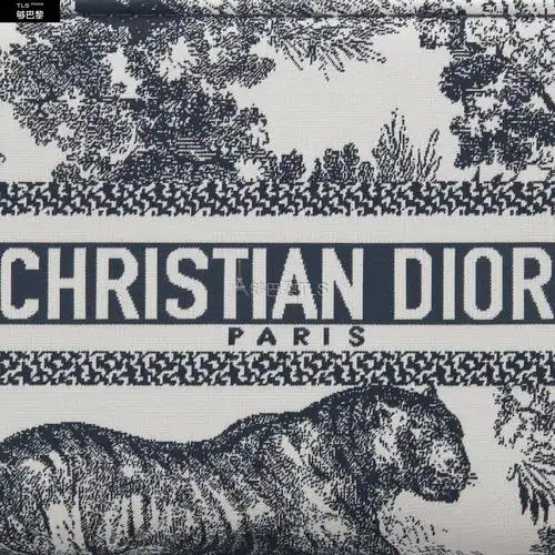 dior迪奥 21年秋冬 女士 卡包 可拆卸卡夹-蓝色科技面料茹伊印花 s