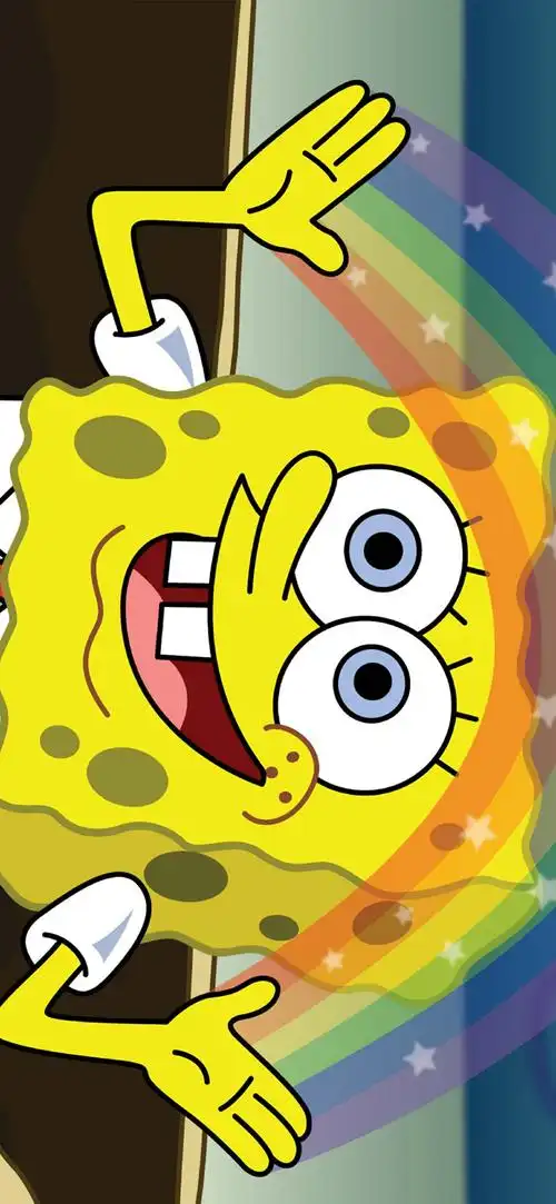 可爱的海绵宝宝高清手机壁纸_卡通_手机壁纸下载_美桌网