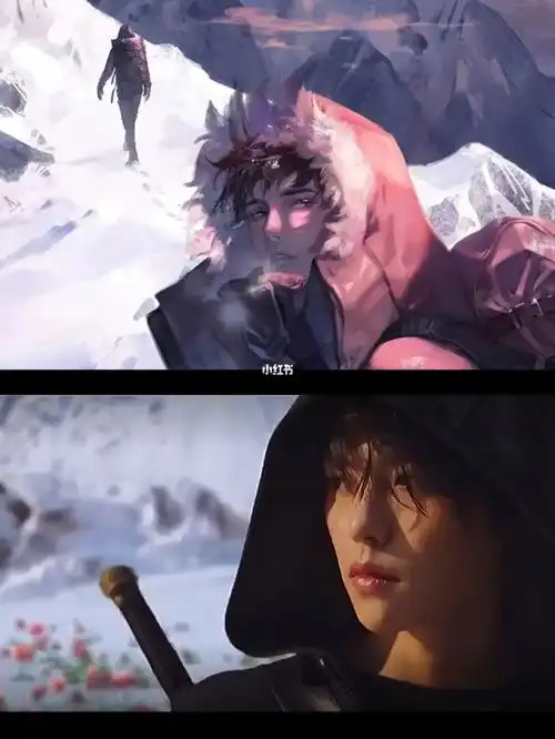 肖瓶的雪山回眸比二次元的还好看#盗墓笔记  #吴邪  #张起灵  #沙海