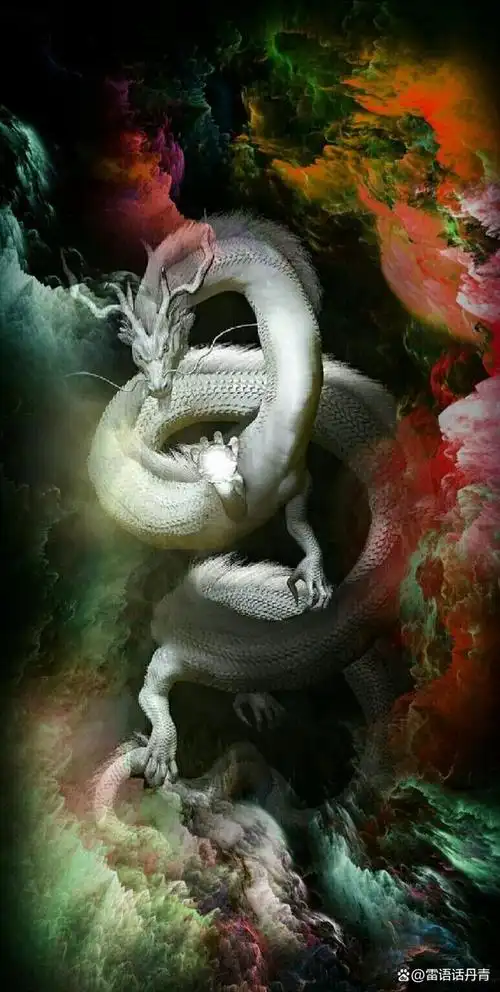 绘画之龙:魅力迷幻,无限想象的艺术奇观(超酷龙图壁纸)