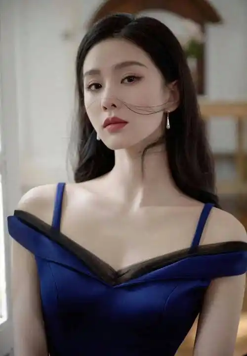 气质女神刘诗诗一袭蓝色礼服出席活动!优雅迷人!_眼睛_公主_月光