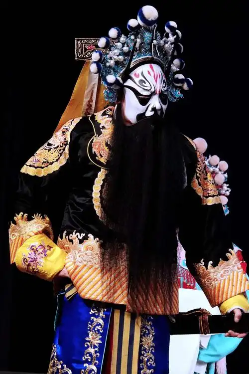 大京院崔志明(花脸)京剧舞台人像