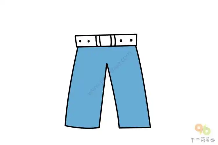 各种裤子简笔画图片男生套装简笔画