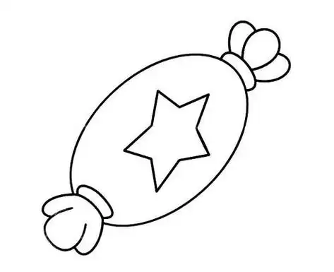 糖果的简笔画怎么画