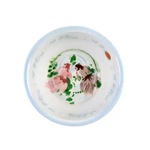 简约现代清洁用品清洁工具厚搪瓷盆洗脸盆圆形家用生活日用