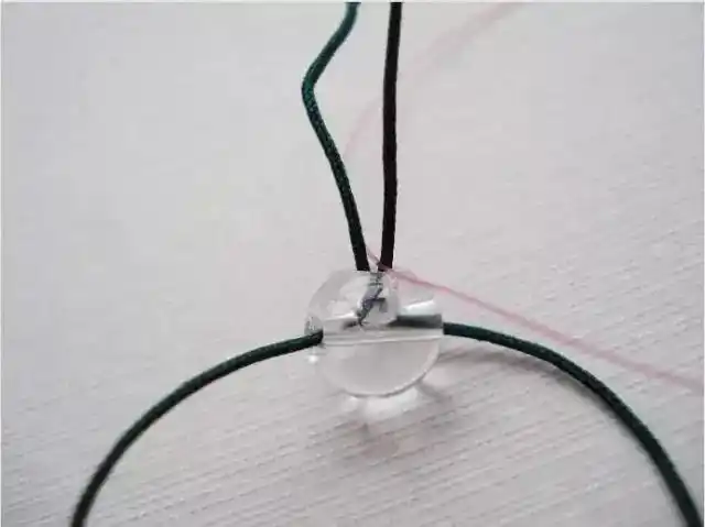 三通珠子怎么打结图解怎么穿手链珠子带三通