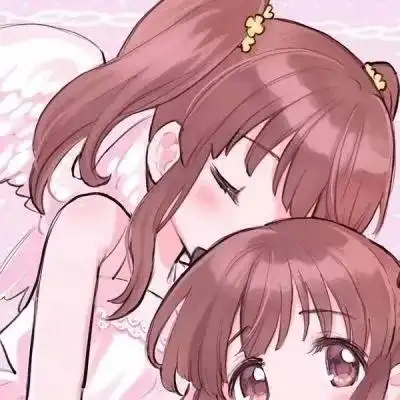 动漫闺蜜头像如果来日尚可期便是有朝一日能见你