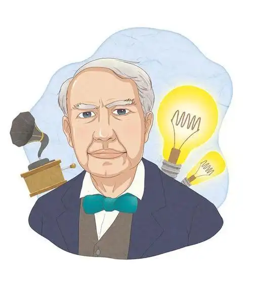 爱迪生头像简笔画视频