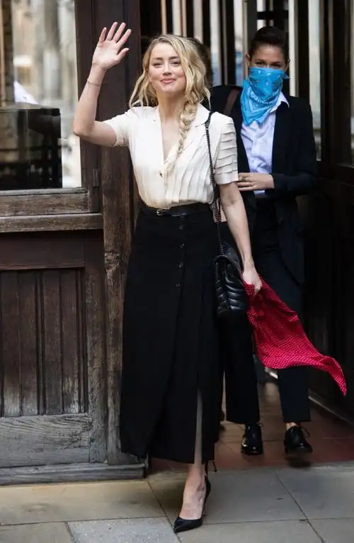 演员amber heard(艾梅柏·希尔德)狗仔街拍图 2018-2021