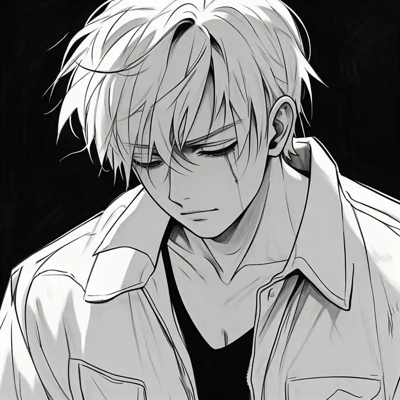 91 悲伤绝望的男性肖像 94