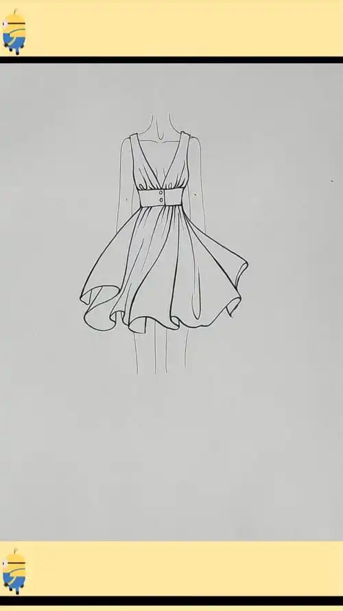 服装设计连衣裙