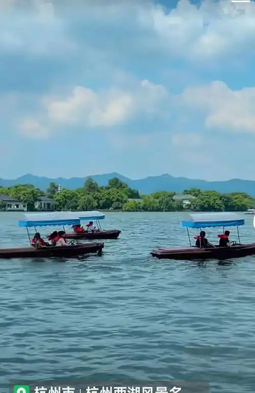 杭州西湖美景,  来杭州一定要走一趟断桥 ,好山好水好风景  - 抖音