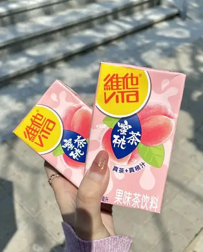 维他出蜜桃茶啦