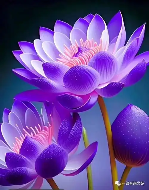 稀有荷花紫气东来67紫色的花色又美又仙又高贵太美了