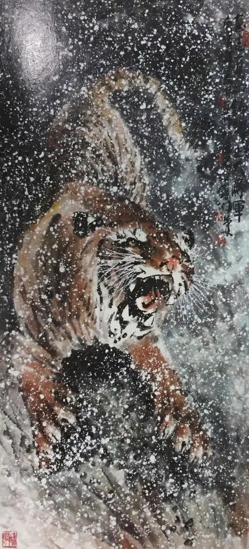 狂草墨韵声震寰宇著名画家林剑冲笔下独特的林氏虎