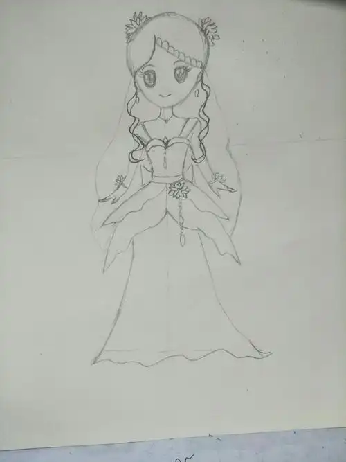 叶罗丽精灵梦灵公主希娜简笔画