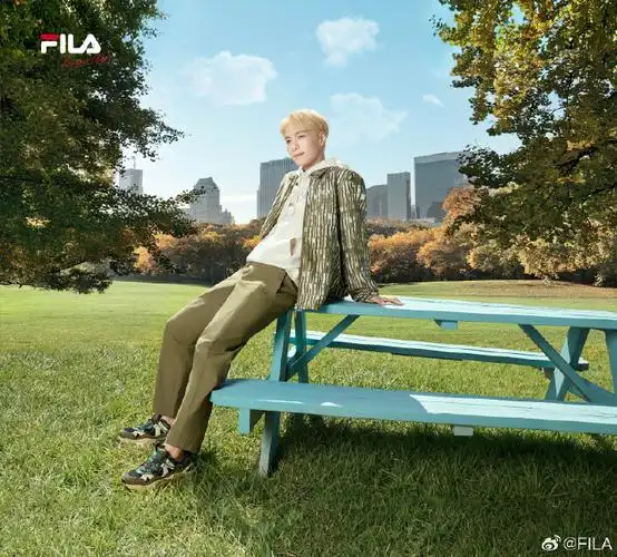 fila代言人张艺兴##fila mix主理人张艺兴##fila时尚印花