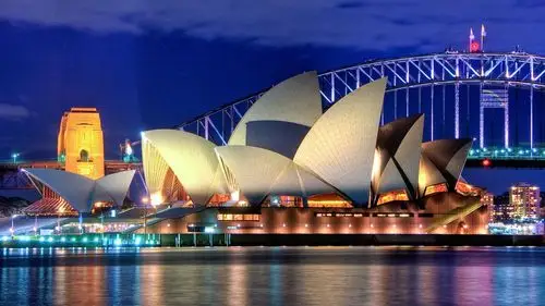 澳大利亚歌剧夜总会-城市高清壁纸-1920x1080下载 | 10wallpaper.com